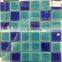 Glazed Ceramics Mosaic for Swimming Pool 306*306mm Mixes Color for Swimming Pool Project