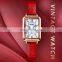 Simple Design 1764 Minimalist Square Dial Women Watches In Wristwatches Leather Ladies Bracelet