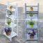 Flower Stand Rack Shelf 4 Tier Outdoor Wooden Garden Home Flower Balcony Shelf Ladder Display