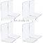 Clear Desktop Acrylic Bookends Shelves Acrylic Book Stopper Plastic Bookends for Home Office Library