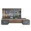 luxury office furniture modern wood ceo workstation computer table wooden high tech manager executive office desks with drawer