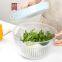 Kitchen Accessories Home and Kitchen Gadgets Salad Spinner Fruit and Vegetable Dehydr or Salad Dryer Spinners with Vegetable Basket Household