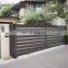 commercial custom courtyard entrance driveway main modern steel electric sliding fence gate automatic design