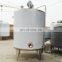 : 1000L juice tank steam heating tank jacketed tank