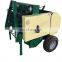 High quality compact round baling  hay straw and grass press baling baler machine