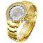 2019 Luxury fashion branded hand manufacturer all stainless steel band luxury diamond water resistant price unisex watch