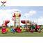 Rocket Theme Amusement Park Rides Kids Games Playsets Outdoor Plastic Slide Playground Equipment for Amusement Park