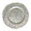 13 inches Home Decorative Wedding Catering Gold Glass Charger Plate Wholesale