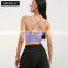 Back Folding Quick Dry Fitness Gym Yogawear Running Tops For Women Custom Backless Crop Sports Bras