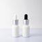 Porcelain white dropper bottle volume 5-100mm essential oil skin care serum empty glass bottles