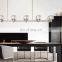 Modern Brass Chandelier Clear Glass Shades Elegant Ceiling Light Fixture for Living Room Dining Room Kitchen Island Foyer Lobby