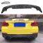 F22 M-Tech MP style carbon fiber Rear Diffuser Double-sided double-out for BMW 2 series F22 F23  rear bumper lip