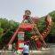 Amusement park ride pirate ship