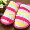 2015 newest high quality cheap indoor cotton soft slippers for women Korea style slippers wholesale