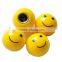 Yellow Happy Smiling Smiley Face Wheel Tyre Valve Stem Caps Covers For SUV