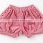 2014 children garment Japanese wholesale high quality cute fashion baby clothing ruffle pants with velour for girls