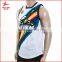 Custom Sublimation printing singlet rugby sleeveless jersey wholesales