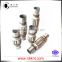 Stainless steel exhaust bellows hose double braided with nipple