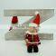 New Christmas Gift Ceramic Snowman With Gift Christmas Ornaments Santa Key