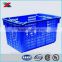 Heavy Duty Stack and Nest Container ; Storage Bins and Containers ; Plastic Baskets with lids and metal handles