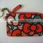 zipper pouch coin purse with card holder and key ring