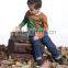 Kids hood-shirts and denim trousers dress designs apparels suppliers