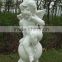 white marble baby angel statue for garden