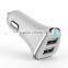 5V/3.4A dual port usb car charger with led