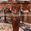 European wholesale vintage furniture wooden carved vintage dining table