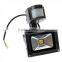 LED 10W 800LM non-watertight Cool White Black PIR LED Flood Light