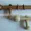 wood curtain rod or poles with head bracket ring screw package