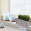 Custom solid wood box as storage basket or planter