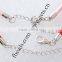 2mm 8mm Sterling Silver Lobster Clasp Silk Cord Necklace