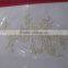 lace applique motif/motif tulle lace/2015Decorate plane patch with full beads for dress