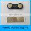 Plastic magnetic name tag holder
