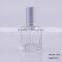 12ml Square Cube Shape Empt Refillable Aluminum Atomizer Perfume Glass Bottle