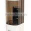Amber liquid soap dispenser for hotel bathroom