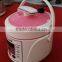 2016 small kitchen appliances portable pink cute 2L girl mini multi cooker baby food pressure electric travel cooker with handle