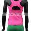 custom cool design confortable woman running suit running bra with shorts