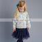 DK0011 dave bella 2015 autumn children hoodies girls sweatshirt outwear autumn coat children's hoodies thicker outwear