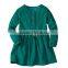 (CD901#)2-10Y OEM Fancy 21W Corduroy Baby Dress Frock Designs Winter long sleeve girl Party Dress