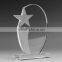 China cheap crystal star award crystal star trophies and awards