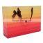 Rainbow paper bag paper bag gift bag shopping paper bag low price customized logo