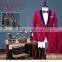 Black suit super 130's 100% wool new style wedding dress suits for men