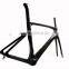 Aero Road Bike Carbon Frameset AG158, Super Light Road Bike Carbon Frame, DI2 Compatible, BB386 Bottom Bracket, Inner Cable