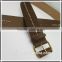 Fancy rivet belt studs leather waistband belt for women