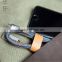 New 2016 high quality leather jean denim micro usb data cable usb data cable for iphone 6s                        
                                                Quality Choice