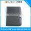 Zipper A4 briefcase PU leather portfolio / padfolio