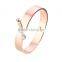 316L Stainless Steel Crystal Cuff Bracelet Bangles Rose/ Yellow Gold Jewelry Gift