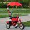 2 seats kids tricycle for Twins / Ride On Toy Style baby tricycle price / children 's tricycle